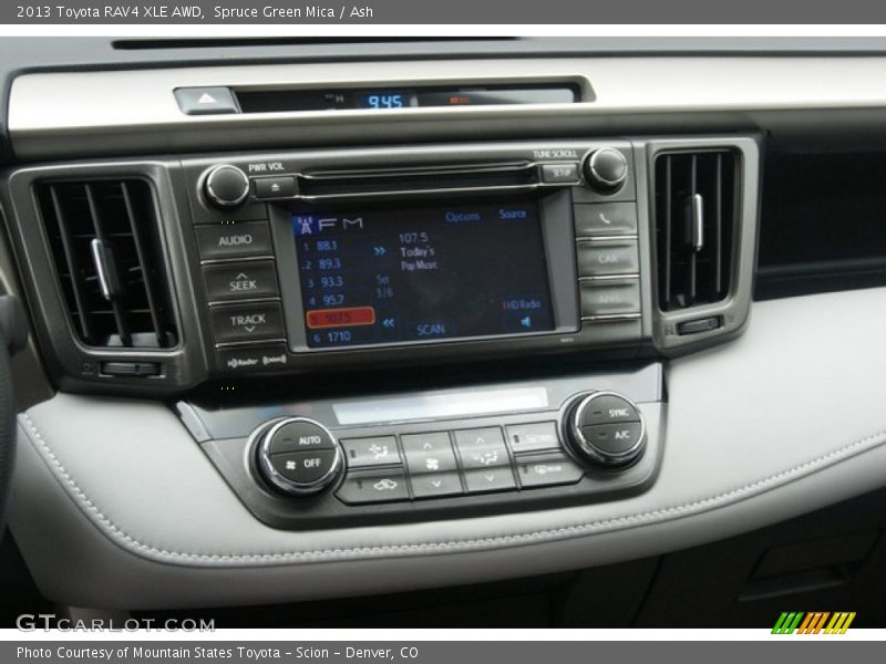 Spruce Green Mica / Ash 2013 Toyota RAV4 XLE AWD