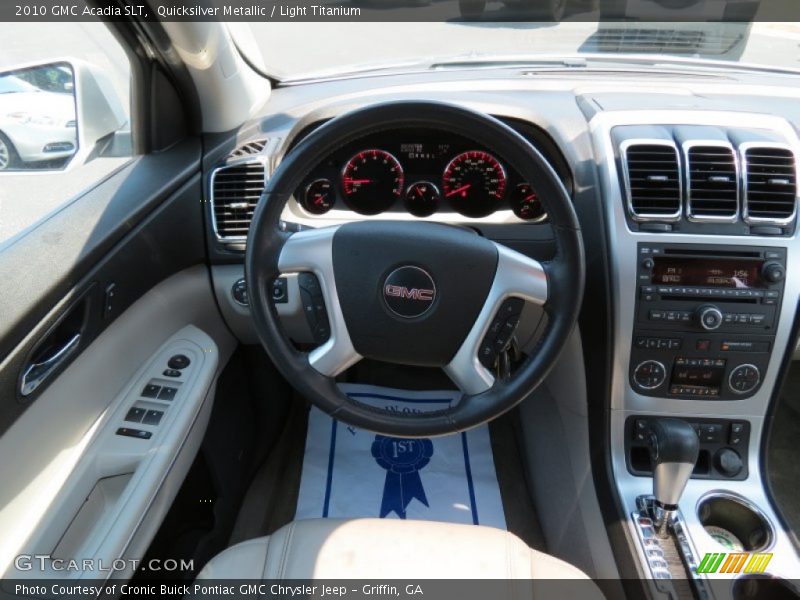 Quicksilver Metallic / Light Titanium 2010 GMC Acadia SLT