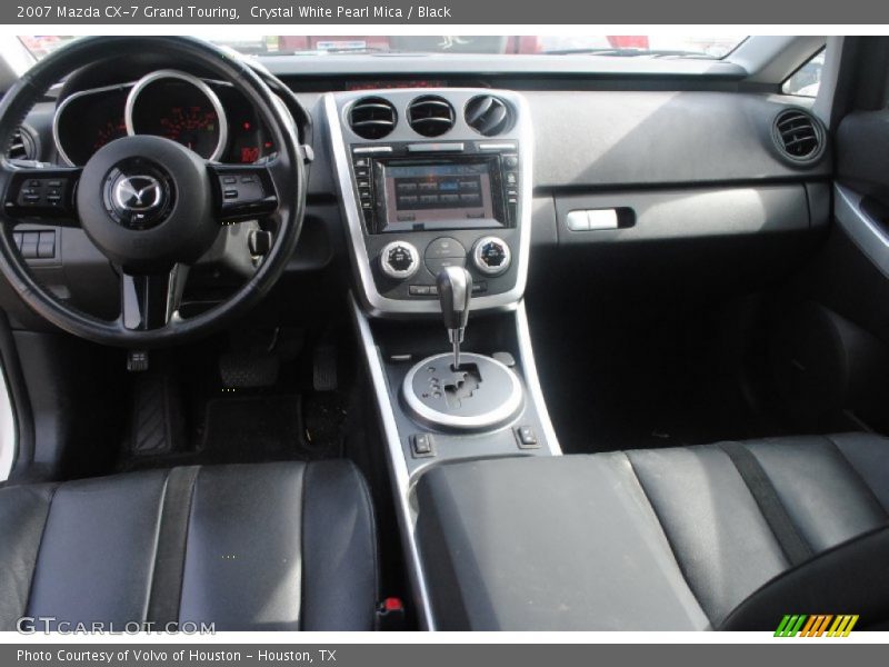 Crystal White Pearl Mica / Black 2007 Mazda CX-7 Grand Touring