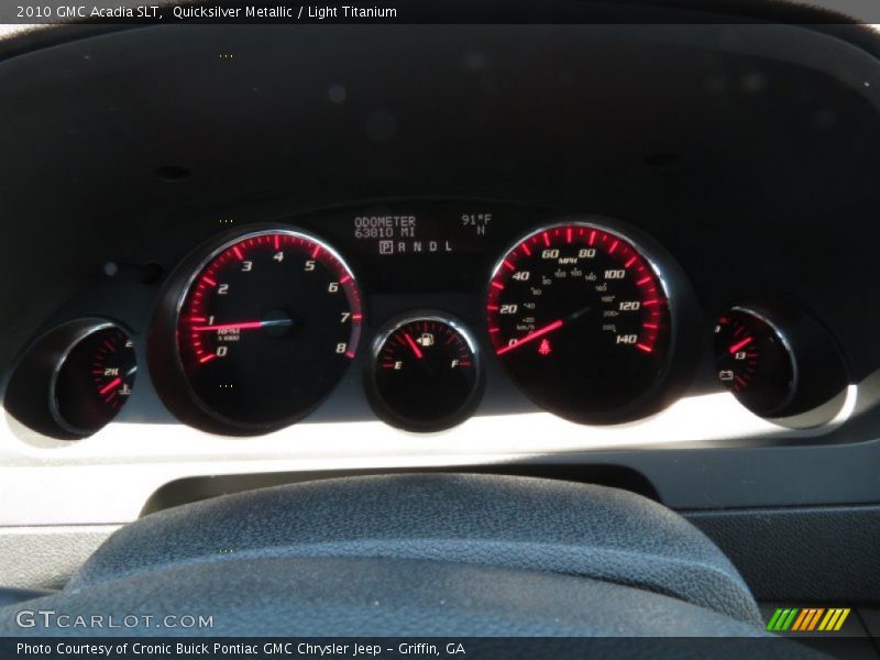 Quicksilver Metallic / Light Titanium 2010 GMC Acadia SLT