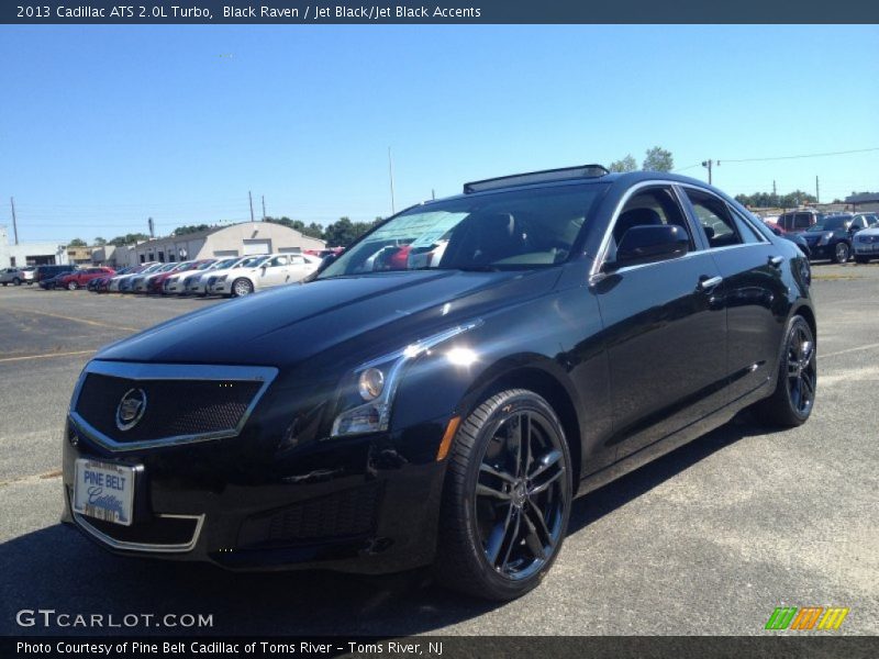 Black Raven / Jet Black/Jet Black Accents 2013 Cadillac ATS 2.0L Turbo