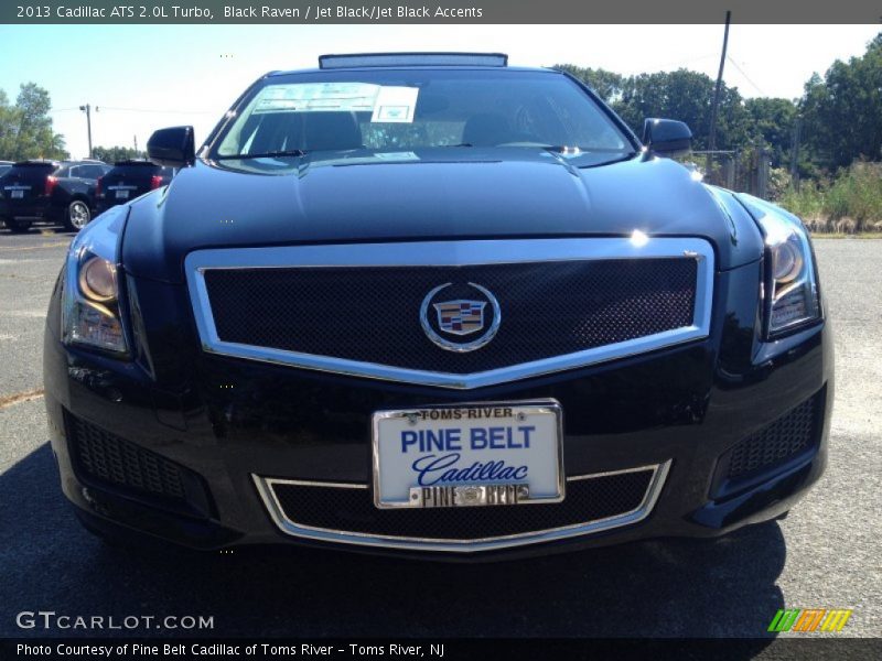 Black Raven / Jet Black/Jet Black Accents 2013 Cadillac ATS 2.0L Turbo