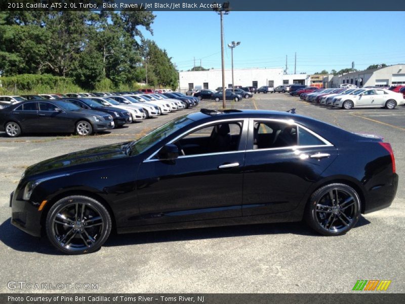 Black Raven / Jet Black/Jet Black Accents 2013 Cadillac ATS 2.0L Turbo
