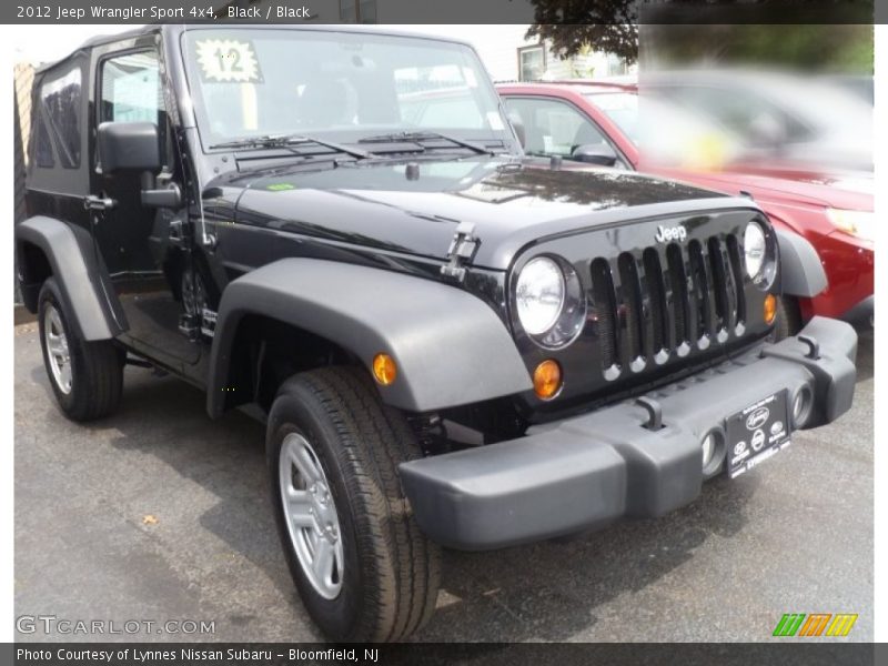 Black / Black 2012 Jeep Wrangler Sport 4x4