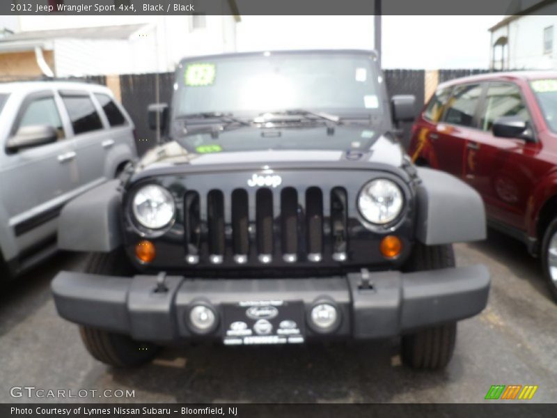 Black / Black 2012 Jeep Wrangler Sport 4x4