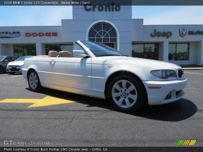 Alpine White / Sand 2006 BMW 3 Series 325i Convertible