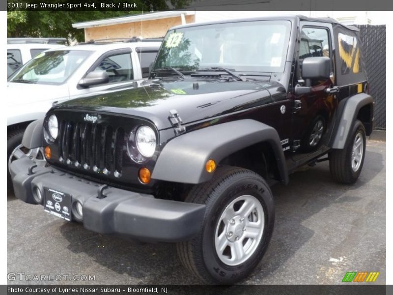 Black / Black 2012 Jeep Wrangler Sport 4x4