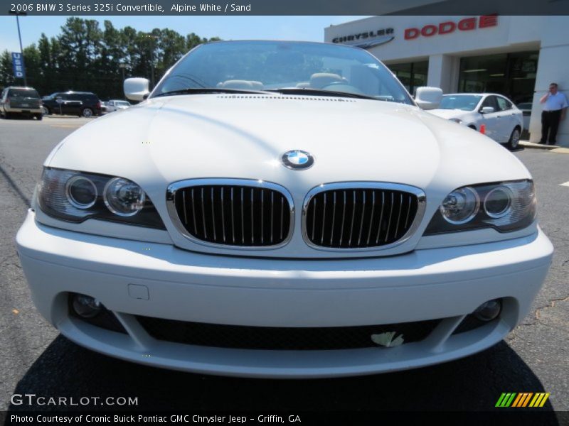 Alpine White / Sand 2006 BMW 3 Series 325i Convertible