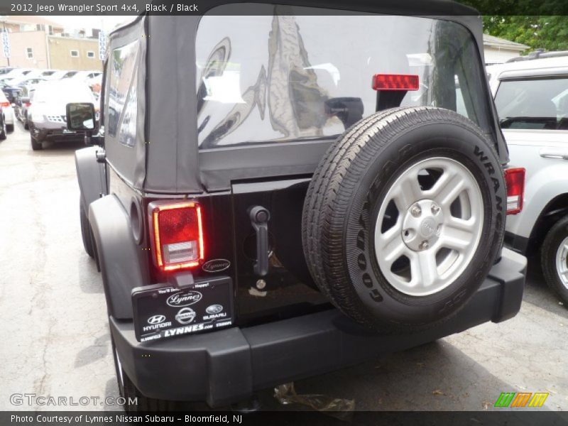 Black / Black 2012 Jeep Wrangler Sport 4x4