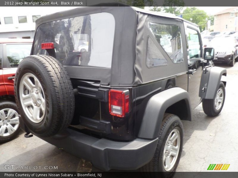 Black / Black 2012 Jeep Wrangler Sport 4x4