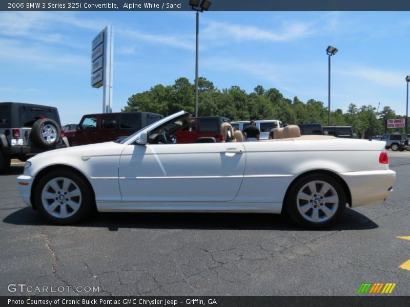 Alpine White / Sand 2006 BMW 3 Series 325i Convertible