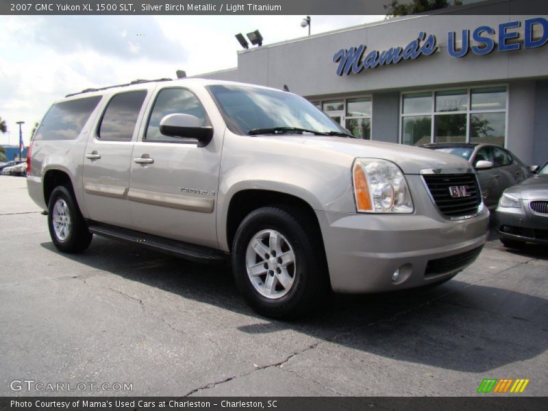 Silver Birch Metallic / Light Titanium 2007 GMC Yukon XL 1500 SLT