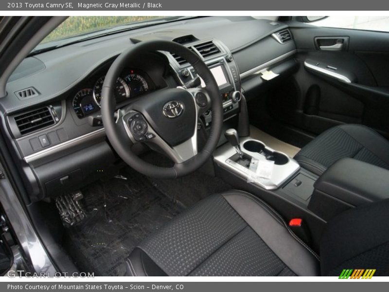Magnetic Gray Metallic / Black 2013 Toyota Camry SE