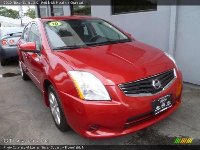 Red Brick Metallic / Charcoal 2010 Nissan Sentra 2.0