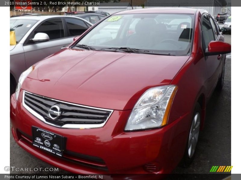 Red Brick Metallic / Charcoal 2010 Nissan Sentra 2.0