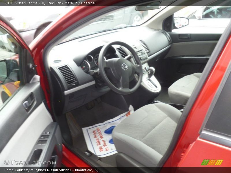 Red Brick Metallic / Charcoal 2010 Nissan Sentra 2.0