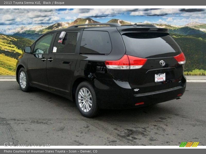 Black / Bisque 2013 Toyota Sienna XLE