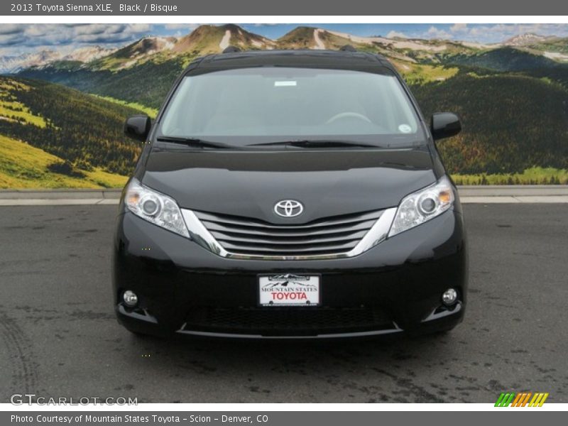 Black / Bisque 2013 Toyota Sienna XLE