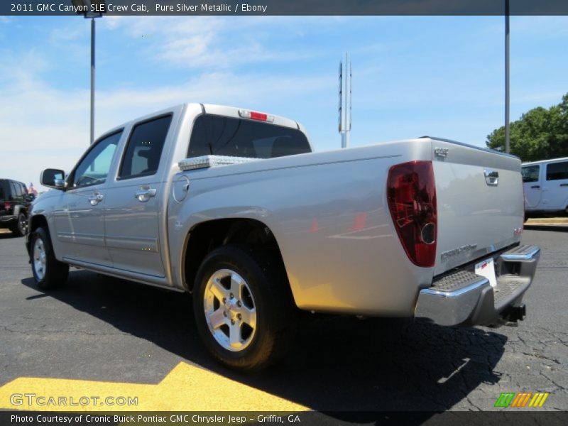 Pure Silver Metallic / Ebony 2011 GMC Canyon SLE Crew Cab