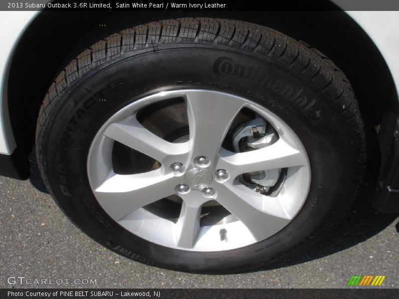 Satin White Pearl / Warm Ivory Leather 2013 Subaru Outback 3.6R Limited