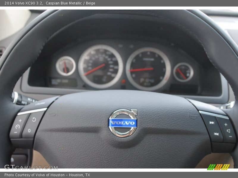 Caspian Blue Metallic / Beige 2014 Volvo XC90 3.2