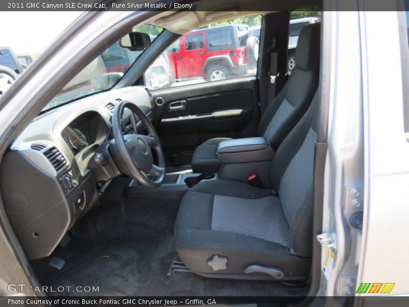 Pure Silver Metallic / Ebony 2011 GMC Canyon SLE Crew Cab