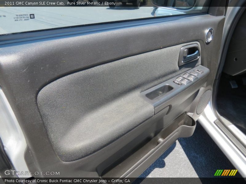 Pure Silver Metallic / Ebony 2011 GMC Canyon SLE Crew Cab