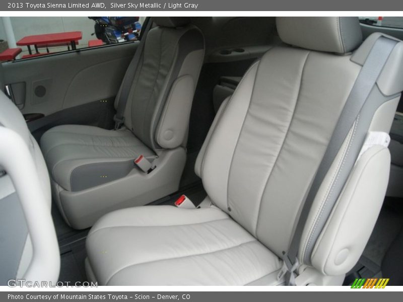 Silver Sky Metallic / Light Gray 2013 Toyota Sienna Limited AWD