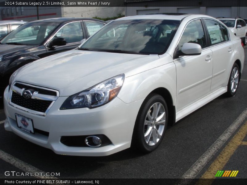 Satin White Pearl / Ivory 2014 Subaru Legacy 2.5i Limited