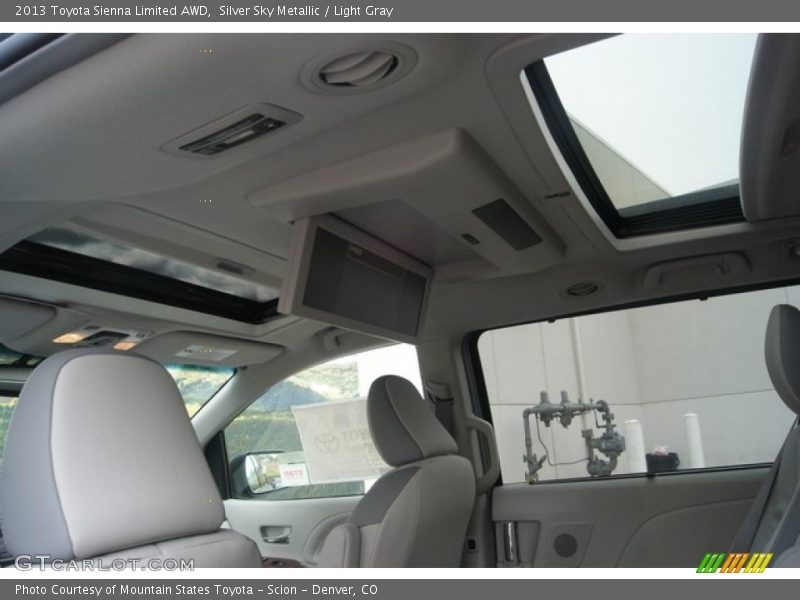 Silver Sky Metallic / Light Gray 2013 Toyota Sienna Limited AWD