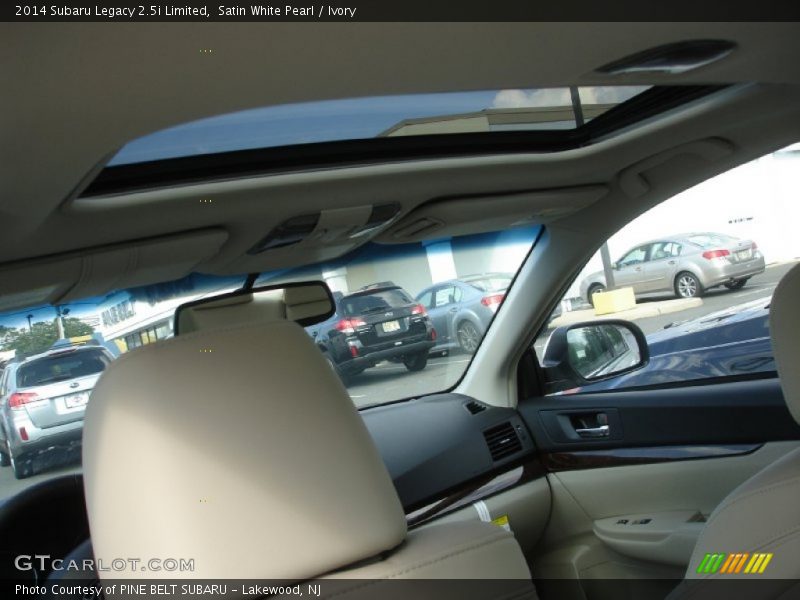 Satin White Pearl / Ivory 2014 Subaru Legacy 2.5i Limited