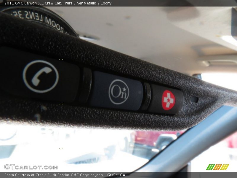 Pure Silver Metallic / Ebony 2011 GMC Canyon SLE Crew Cab