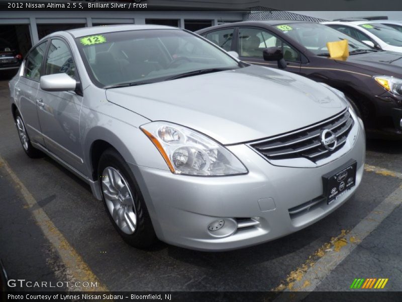 Brilliant Silver / Frost 2012 Nissan Altima 2.5 S