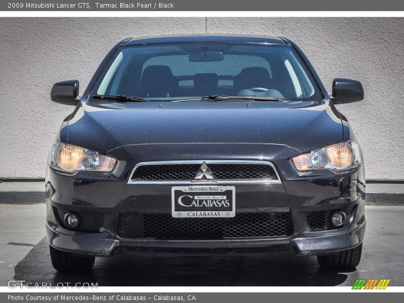 Tarmac Black Pearl / Black 2009 Mitsubishi Lancer GTS