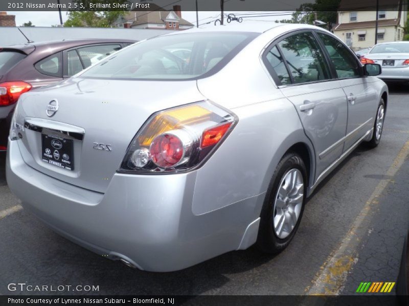 Brilliant Silver / Frost 2012 Nissan Altima 2.5 S