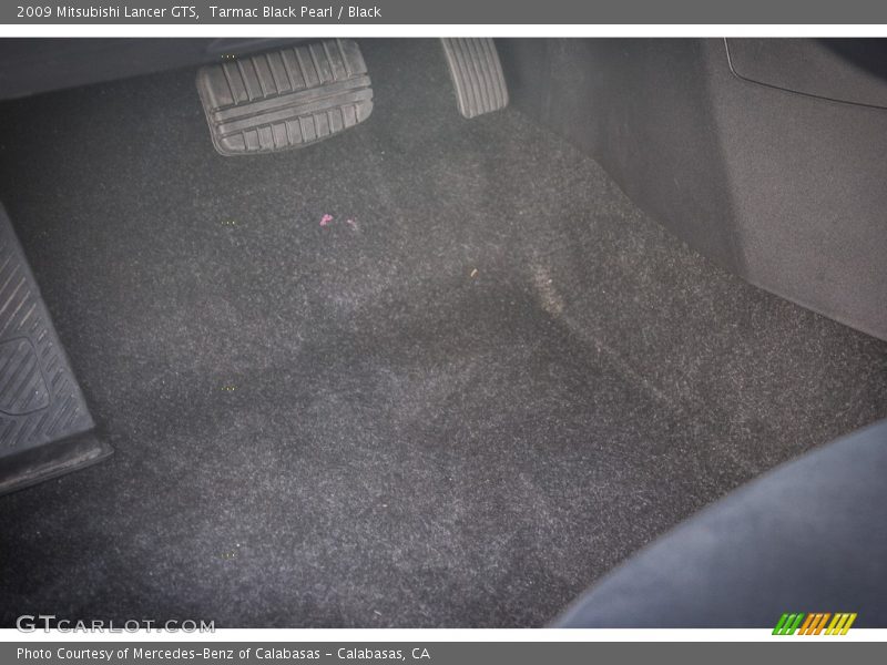 Tarmac Black Pearl / Black 2009 Mitsubishi Lancer GTS