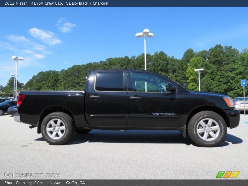 Galaxy Black / Charcoal 2012 Nissan Titan SV Crew Cab
