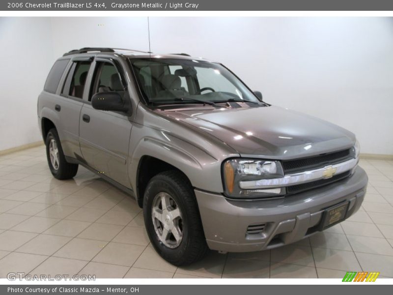 Graystone Metallic / Light Gray 2006 Chevrolet TrailBlazer LS 4x4