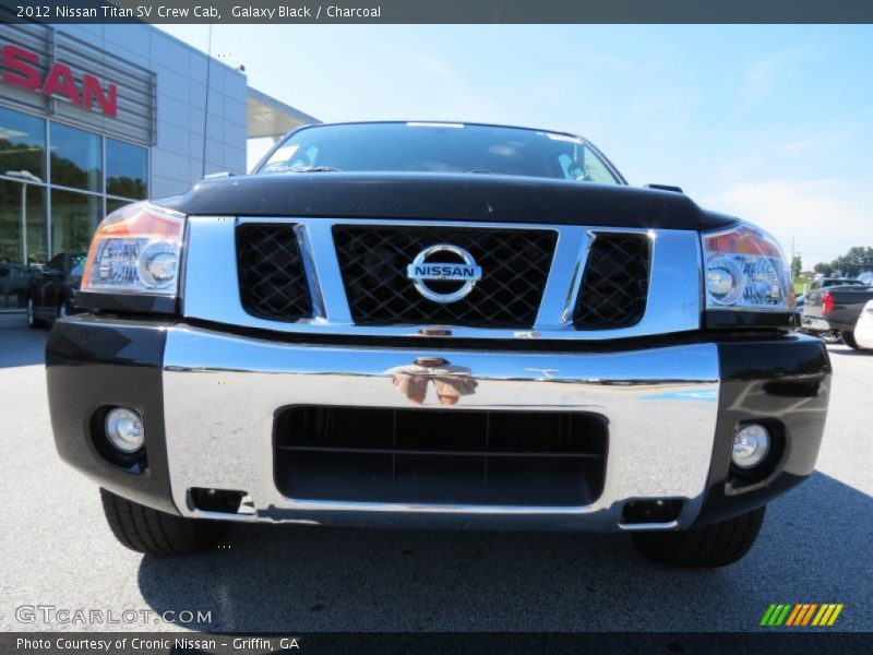 Galaxy Black / Charcoal 2012 Nissan Titan SV Crew Cab