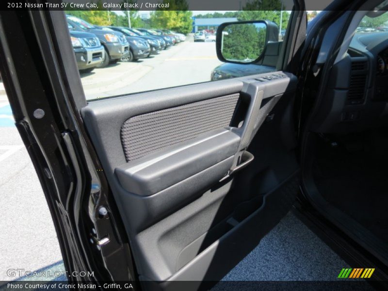Galaxy Black / Charcoal 2012 Nissan Titan SV Crew Cab