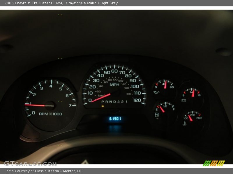 Graystone Metallic / Light Gray 2006 Chevrolet TrailBlazer LS 4x4