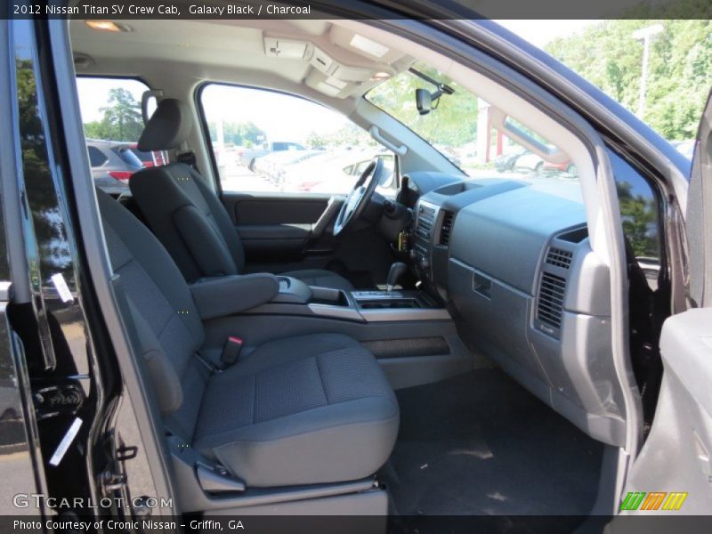 Galaxy Black / Charcoal 2012 Nissan Titan SV Crew Cab