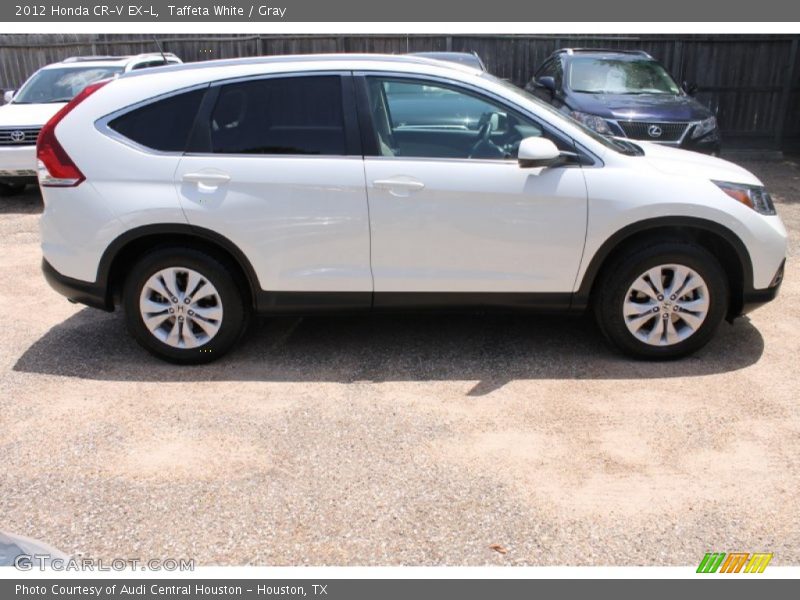 Taffeta White / Gray 2012 Honda CR-V EX-L
