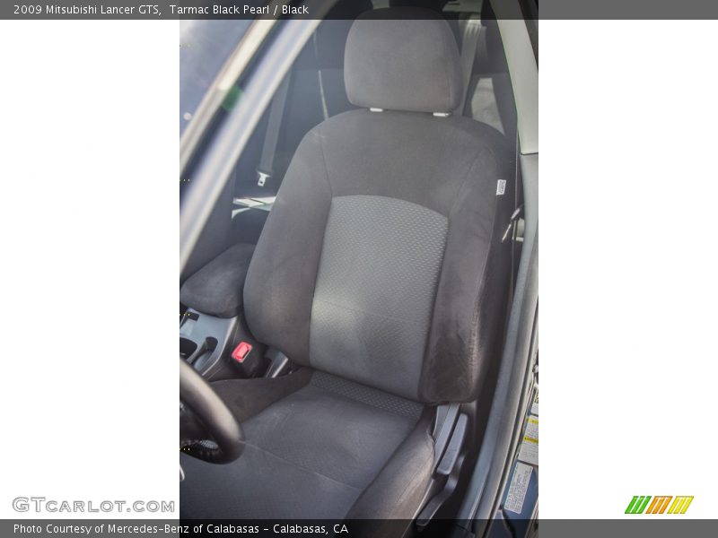 Tarmac Black Pearl / Black 2009 Mitsubishi Lancer GTS