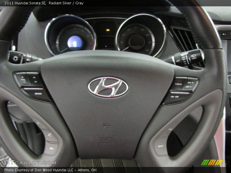 Radiant Silver / Gray 2011 Hyundai Sonata SE