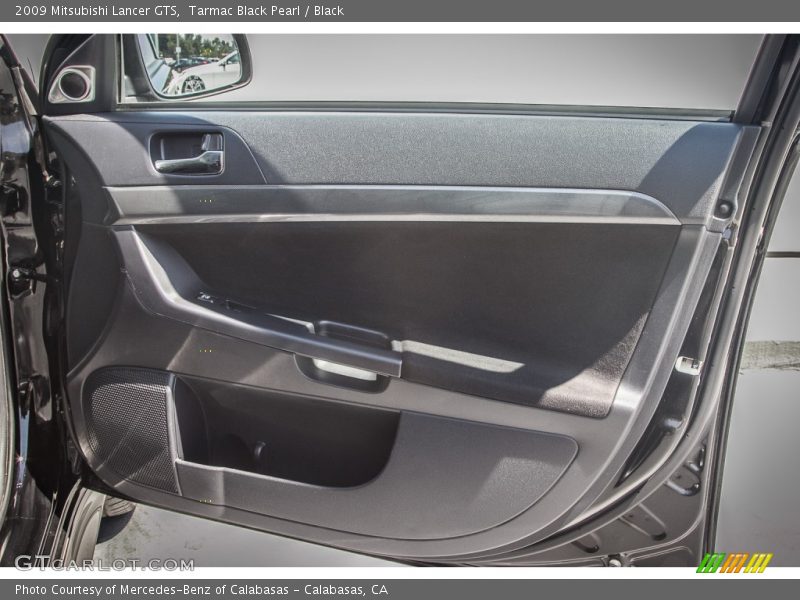 Tarmac Black Pearl / Black 2009 Mitsubishi Lancer GTS