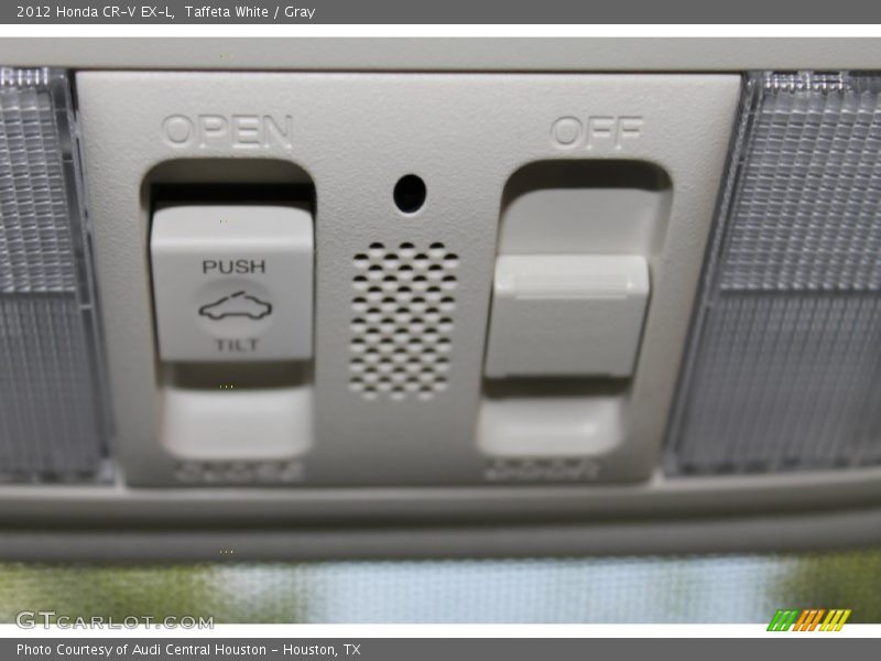 Taffeta White / Gray 2012 Honda CR-V EX-L