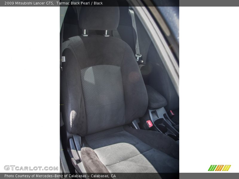 Tarmac Black Pearl / Black 2009 Mitsubishi Lancer GTS