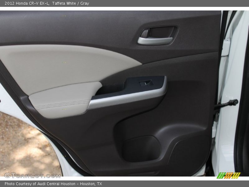 Taffeta White / Gray 2012 Honda CR-V EX-L