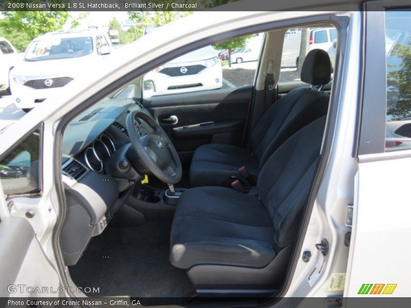 Brilliant Silver / Charcoal 2008 Nissan Versa 1.8 SL Hatchback
